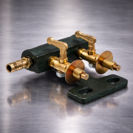 Кран для горелки Wolmex/HANABISHI на 2 выхода P-2073 (JS)