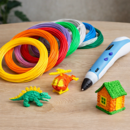 PCL пластик для 3D-ручек PAINTING PEN 6 м (3 цвета по 2 м)