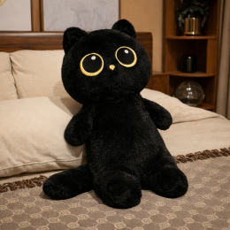 Детская мягкая плюшевая игрушка Черный кот 60 см 360-T-9 (360T)