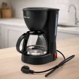 Кофеварка для приготовления ароматного кофе Silver Love WJ-9008 650 Вт Черная (ARSH)