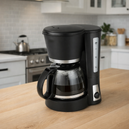 Кавоварка для приготування ароматної кави Silver Love MA-724 Чорна (ARSH)