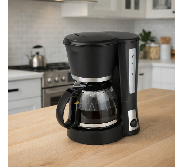 Кавоварка для приготування ароматної кави Silver Love MA-724 Чорна (ARSH)