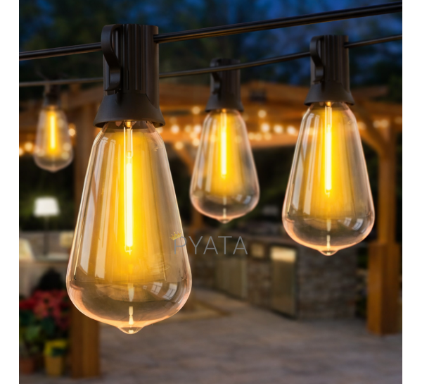 Декоративна світлодіодна гірлянда 10 метрів, 25 LED зі з'єднувачем живлення від мережі 220В. MA718 (ARSH)