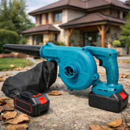 Повітродувка акумуляторна садовий пилосос Machine for cleaning 3000 мАг, 2а аккумулятори (ARSH)