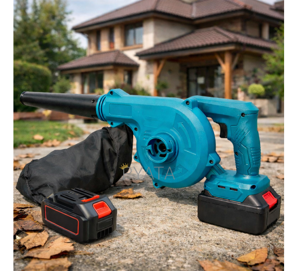 Повітродувка акумуляторна садовий пилосос Machine for cleaning 3000 мАг, 2а аккумулятори (ARSH)