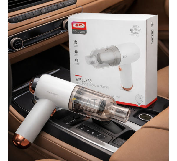 Автомобильный ручной беспроводной пылесос XO CZ007 1500mAh Белый