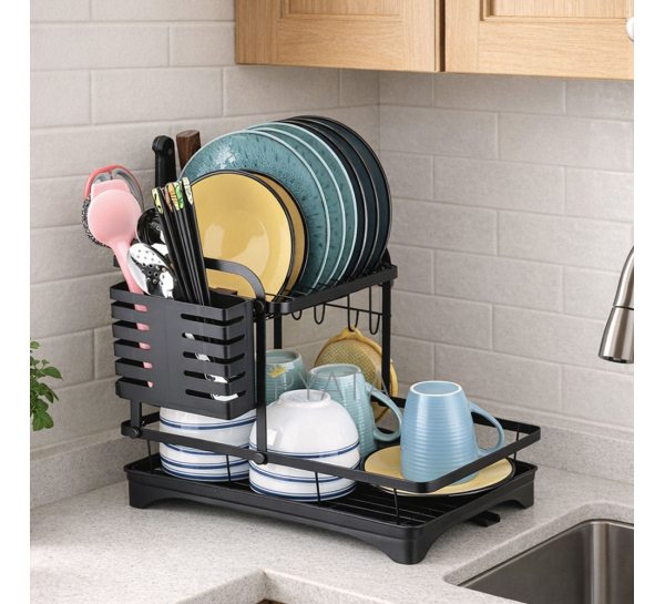 Сушка-органайзер MJ-2040 для посуды на 2 уровня (SHAF)