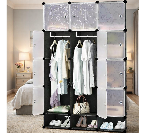 Пластиковый шкаф Storage Cube Cabinet МР 312-62A на 15 отсеков для одежды (SHAF)