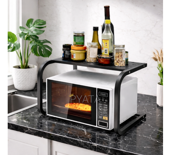 Настольная полка-стеллаж для микроволновки Kitchenware 53х32х32см (SHAF)