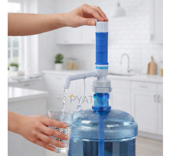 Помпа для подачі питної води з бутлів 29799 на батарейках 2xD/LR20, 3,5 л/хв