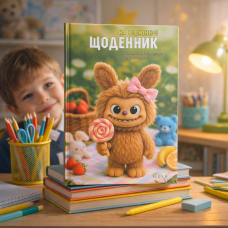 Шкільний щоденник Brisk GOLD «Лабубу» A5 42055 На пікніку