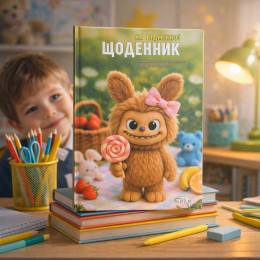 Шкільний щоденник Brisk GOLD «Лабубу» A5 42055 На пікніку