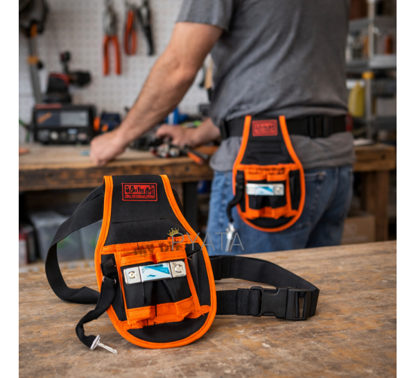 Поясна сумка,ремінець для тримачів інструментів HORUSDY, 9 кишень SDY90522/1493 155 x 255 мм (JS)