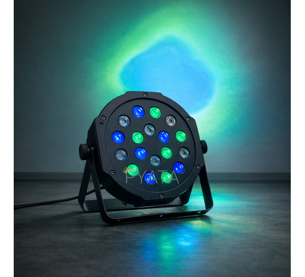 Світлодіодний прожектор від мережі LED MINI FLAT PAR LIGHT 2510 (206)