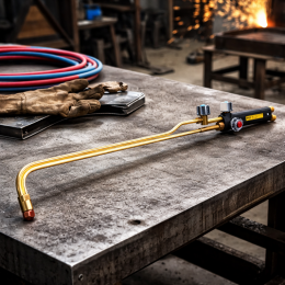 Газокисневий ручний різак Р1ПУ для вприскування, 68 см (Краматорськ) P-1134 (JS)