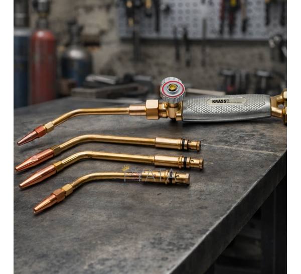 Ацетиленовий пальник KRASS G2A P-944 газового зварювання, пайки та нагрівання металу (JS)