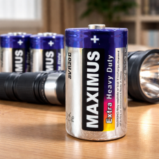 Солевая большая батарейка Maximus R20 D Size SUM1 1,5V (1 шт)