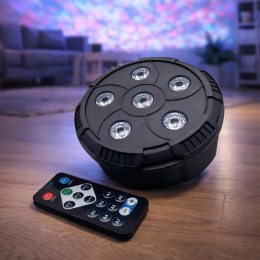 Світлодіодний прожектор з пультом керування LED MINI PAR LIGHT 2507 (206)