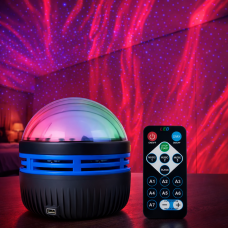 Настольный ночник-проектор с пультом управления от USB LED Q6 STAR LIGHT (Type-C) 2502 Настольный ночник-проектор с пультом управления от USB LED Q6 STAR LIGHT (Type-C) 2502