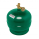 Туристический газовый баллон без горелки Зеленый 5л