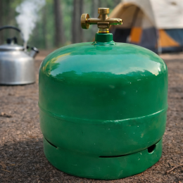 Туристический газовый баллон без горелки Зеленый 8л