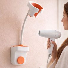 Настенный держатель для фена, самоклеящаяся подставка универсальная Hole free blower frame (509/3968)