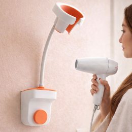 Настінний тримач для фену, самоклейна підставка універсальна Hole free blower frame (509/3968)