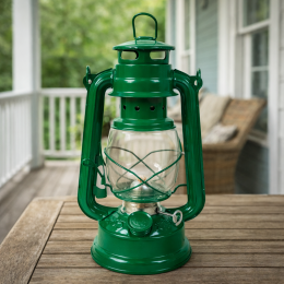 Керосиновый светильник с кольцом для подвешивания Летучая мышь 38 см Зеленый (TOL)