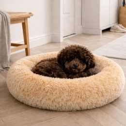 Лежак для тварин з штучного хутра Мономах 60 см (509/3468)