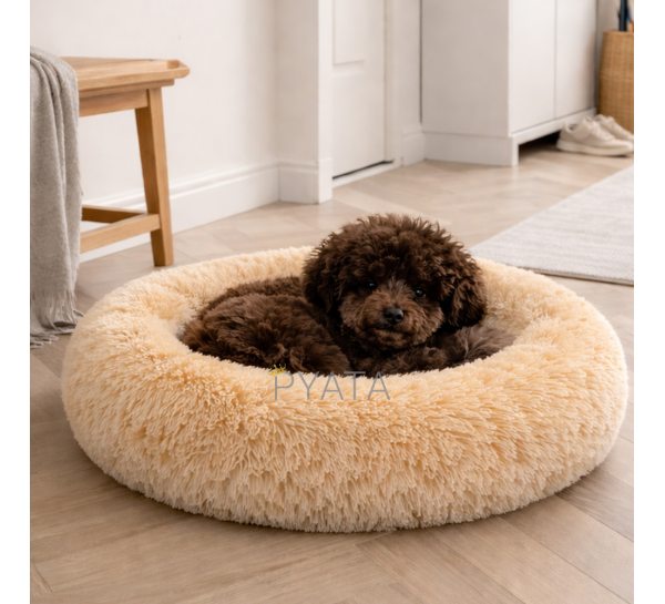 Лежак для тварин з штучного хутра Мономах 60 см (509/3468)