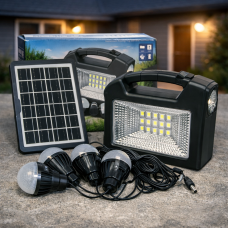 Сонячна станція-панель з ліхтарем та лампочками в комплекті 3штCCLamp CL-28 30W 12V (TOL)