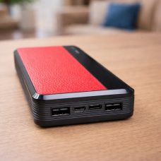 Портативное зарядное устройство-повербанк УМБ Power Bank 20000 mAh Красный Портативное зарядное устройство-повербанк УМБ Power Bank 20000 mAh Красный