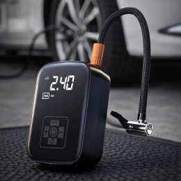 Портативный аккумуляторный компрессор с цифровым дисплеем 150 PSI 3600mAh(509/3463)