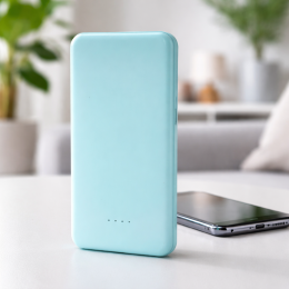 Портативний зарядний пристрій-повербанк УМБ Power Bank 10000 mAh Блакитний