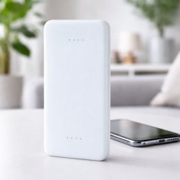 Портативний зарядний пристрій-повербанк УМБ Power Bank 10000 mAh Білий