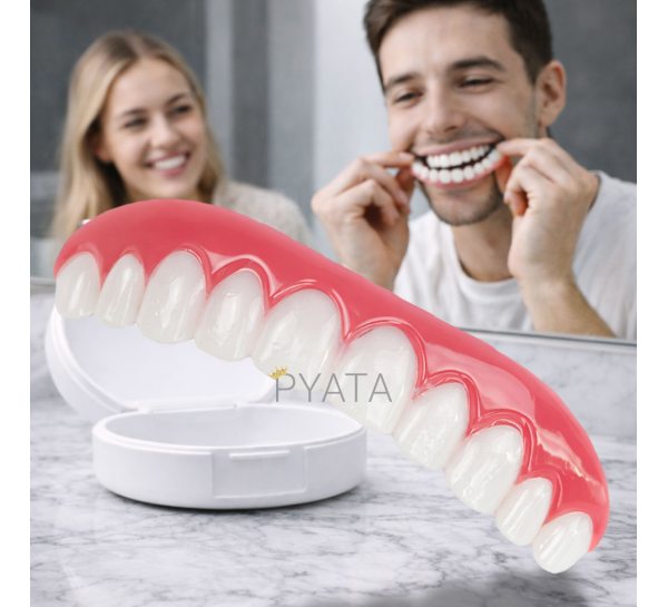Знімні вініри для зубів з ясен Snap On Smile в кейсі, 2 шт (AX)