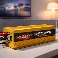 Інвертор HOULI 1000/2000Вт 12-220V Чистий сінус для побутових приладів/гаджетів