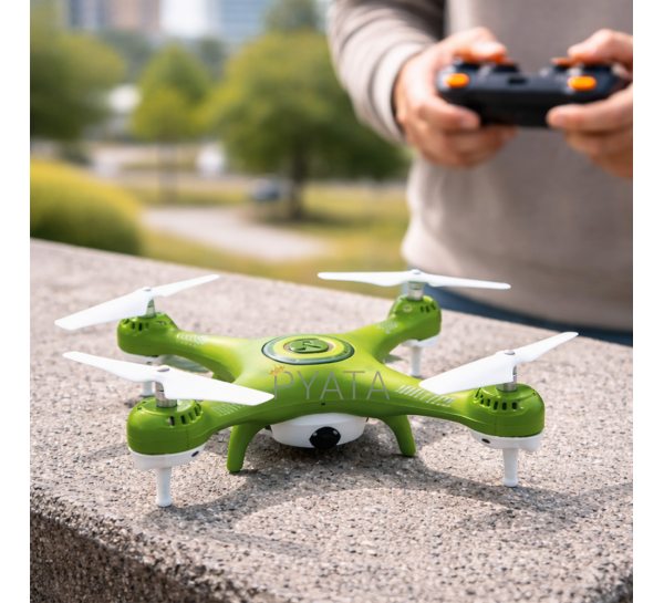 Квадрокоптер з дистанційним керуванням М22 з WI-FI  камерою HD 720p, із захистом гвинтів (626/M22)