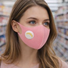 Вугільна багаторазова маска  з фільтром ARAX Pitta Mask G (еластичний поліуретан) 3шт/уп (12)
