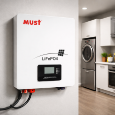 Аккумуляторная настенная батарея MUST LP16-24200  5KW 200Ah LiFePO4 (ISML)