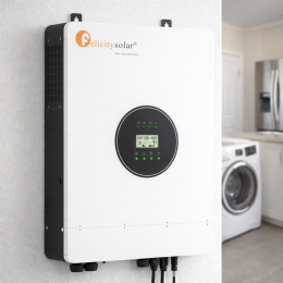 Гібридний настінний інвертор-перетворювач напруги FELICITY INVERTER IVEM 8048-II 8 KW 48 V (ISML)