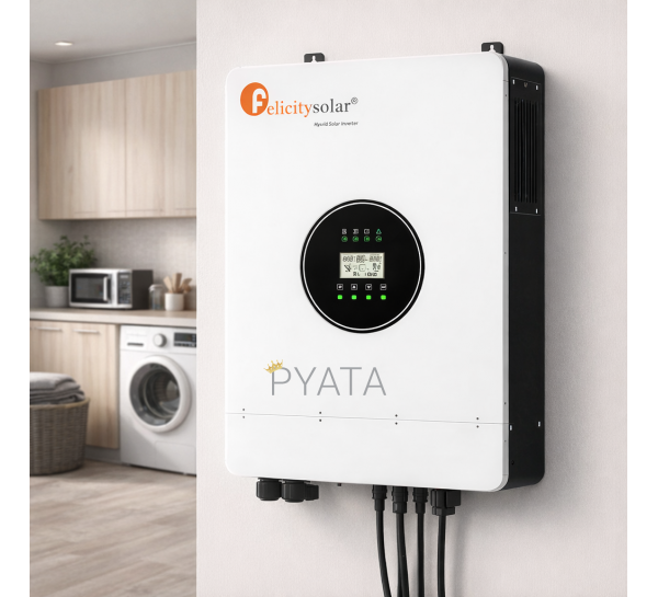 Гібридний настінний інвертор-перетворювач напруги FELICITY INVERTER IVEM 6048-II 6 KW (ISML)