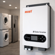 Гибридный настенный инвертор-преобразователь напряжения MUST PV18-6248, 6200W, 48V (ISML)