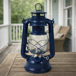 Керосиновый светильник с кольцом для подвешивания Летучая мышь 38 см Темно-синий (TOL)