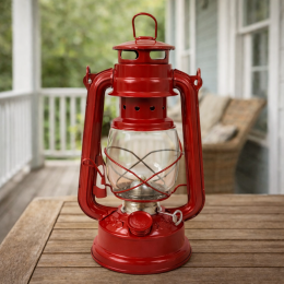 Керосиновый светильник с кольцом для подвешивания Летучая мышь 38 см Красный (TOL)