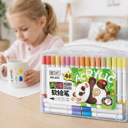 Акварельні маркери Water Brush у наборі з 48 кольорів з кейсом (205/3833)