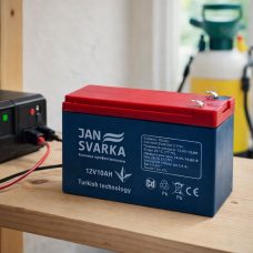 Акумуляторна батарея JANSVARKA 12В 10 А/год (P-1497)  для стабільного живлення обприскувачів та іншого портативного обладнання (JS/1497)