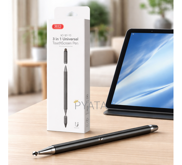 Універсальний стілус для планшету XO. ST-10 3 in 1 Touch-sensitive Capacitor Pen (206/98870)
