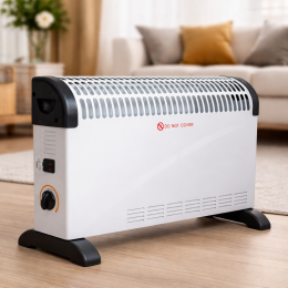 Конвекційний електричний радіатор-обігрівач на колесах Crownberg CB-2000 2000 Вт (243)