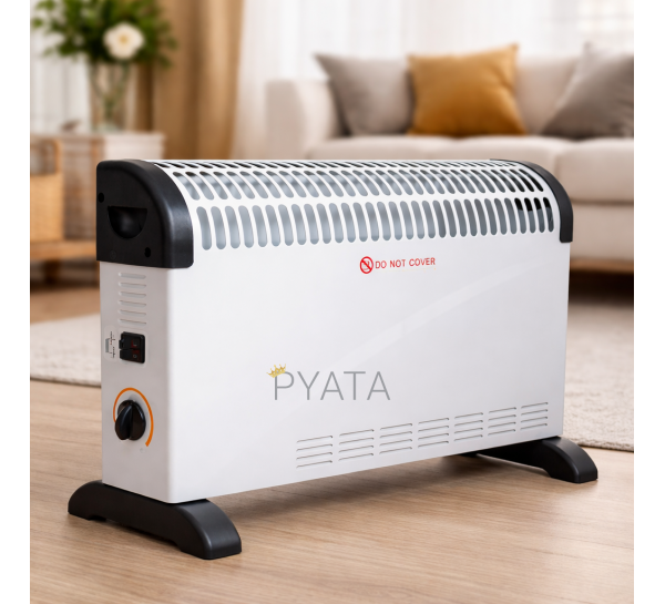 Конвекційний електричний радіатор-обігрівач на колесах Crownberg CB-2000 2000 Вт (243)